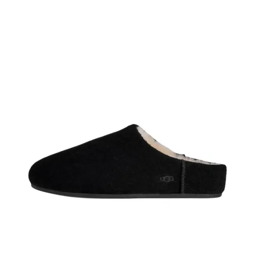 UGG Резиновая подошва устойчивая к истиранию домашние тапочки женские черный