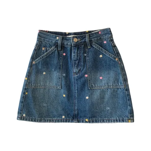 OUBO Джинсовые короткие юбки Женские