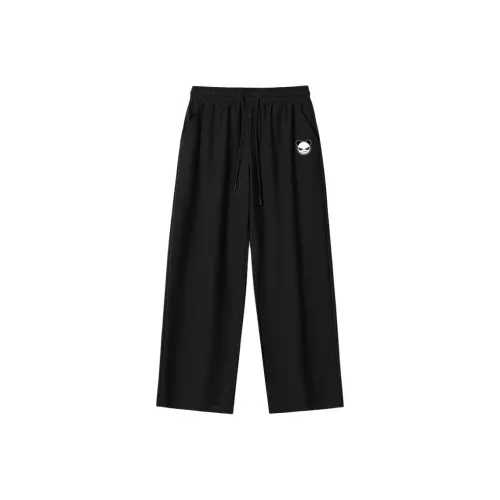 HIPANDA Черные Унисекс Повседневные Брюки