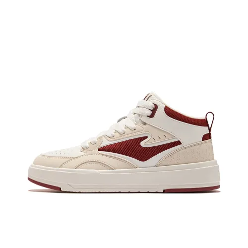 Erke Conquest 4,0 Скейтборд Кроссовки Высокие Серые Egg Toe Микрокристаллический Белый Мужской