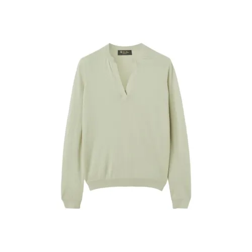 Loro Piana Зеленые Женские Кашемировые Свитеры