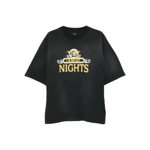 AMIRI Мужские черные футболки