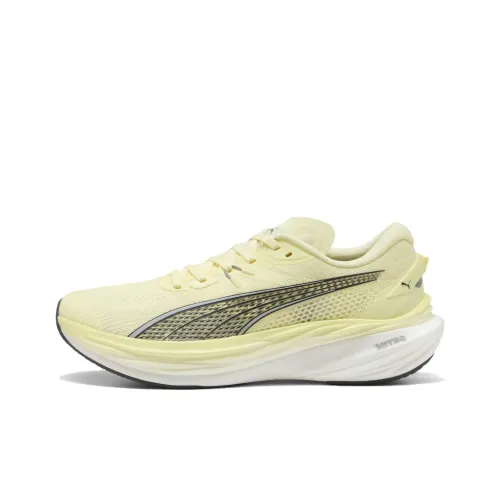 PUMA Deviate NITRO 3 Износостойкие Низкие Беговые Кроссовки Мужские Желтые