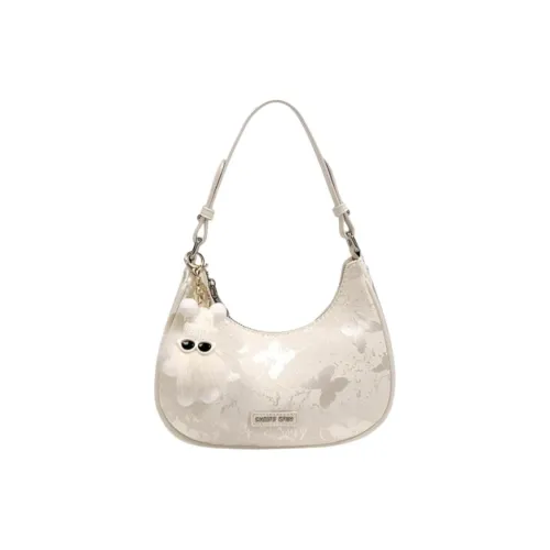 SMILE FOCUS ПУ (полиуретан) Сумка через плечо Женская Экрю