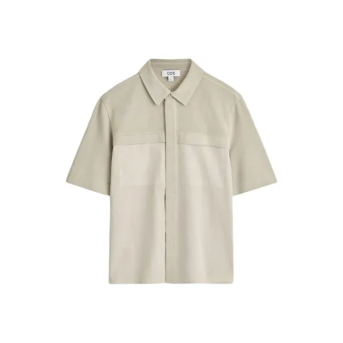 COS Бежевые Мужские Рубашки