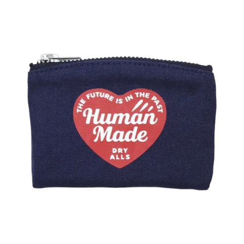 HUMAN MADE Хлопок Картхолдер Унисекс Морской синий