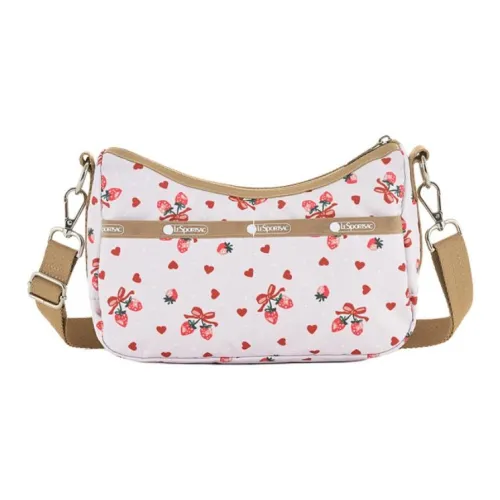 LeSportsac Сумка через плечо из ткани среднего размера белая для женщин