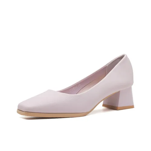 GOSO Грубый каблук Высокие каблуки Женские Фиолетовый