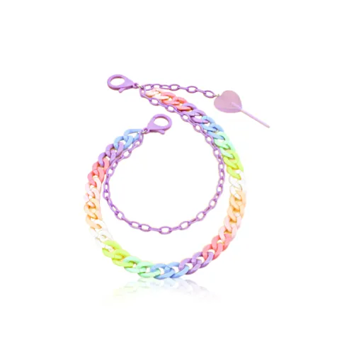 JOYDINNY Пластик Брюки Цепи Унисекс