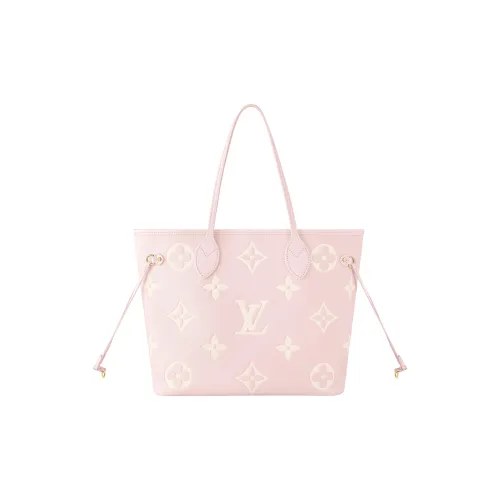 LOUIS VUITTON NEVERFULL Коровья кожа Тоут Сумка Сумка для покупок Сумка Сумка через плечо Средний Женская Розовая
