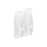 Белый прямой крой + Белый изогнутый лезвие [Mix and Match 2 шт]