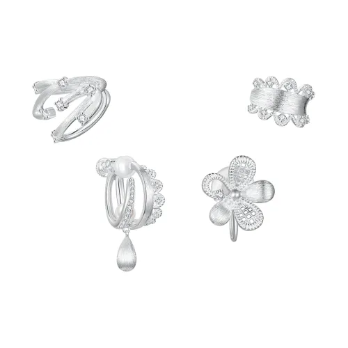 ZEGL Pearl Lower Clip On Серьги Женские