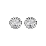 Серьги-гвоздики Embrace (Белый)