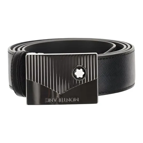 MONTBLANC Кожаные ремни Унисекс Черный