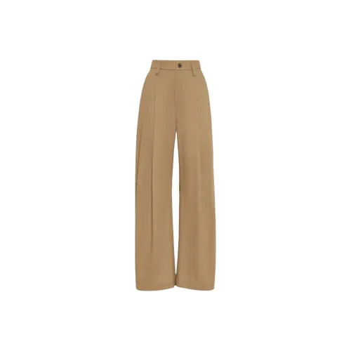 BRUNELLO CUCINELLI Коричневые Женские Повседневные Брюки