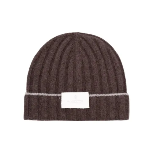 BRUNELLO CUCINELLI Кашемир Шапки-бини Мужской Коричневый