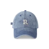 [Vintage Blue Washed Denim] Letter R Label  
[Винтажный синий деним с эффектом вымытого] Этикетка с буквой R