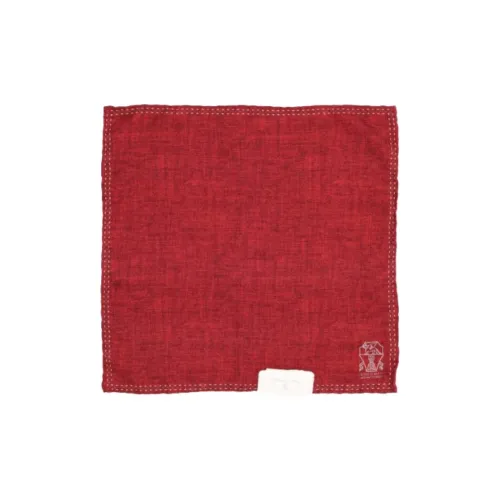 BRUNELLO CUCINELLI Шелковые шарфы Мужской Красный