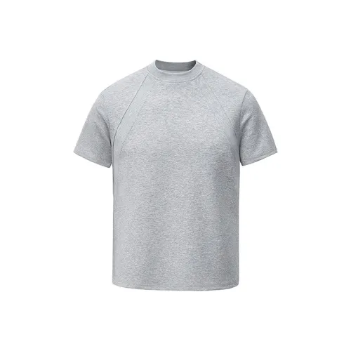 Wen Shan Вересковый серый Унисекс Футболка