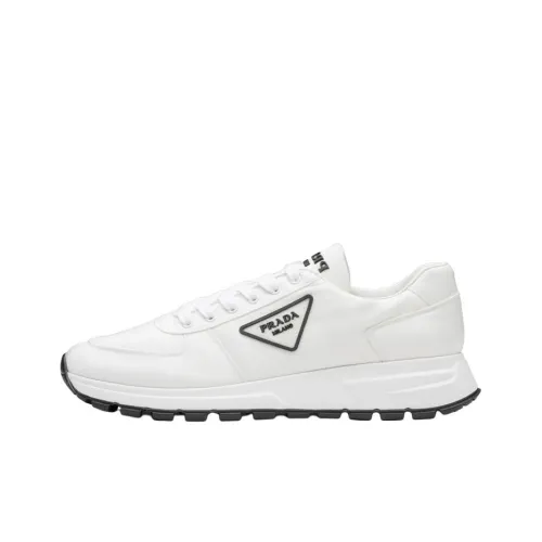 PRADA PRAX 1 Low Топ Casual Мужской Белый