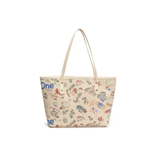 BAODIDAISHU ПУ (полиуретан) Сумка-тоут Сумка через плечо Женская Экрю