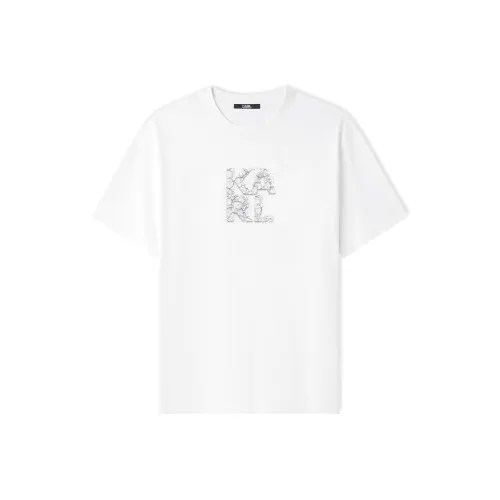 KARL LAGERFELD / Karl Lagerfeld Jeans Экрю Мужская T-Рубашка