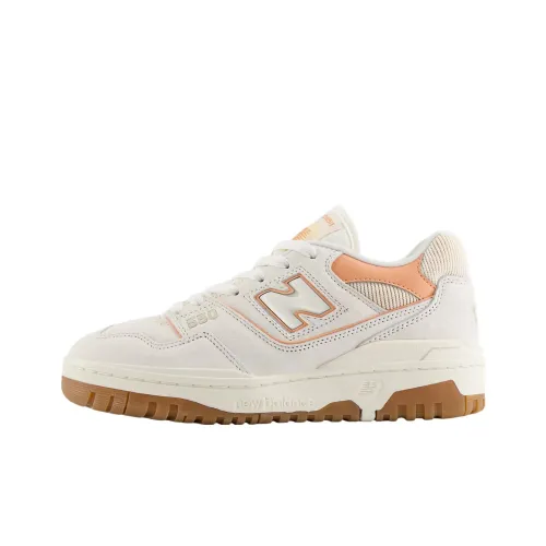 New Balance NB 550 Устойчивая к истиранию Низкая Обувь Повседневная Женская Экрю