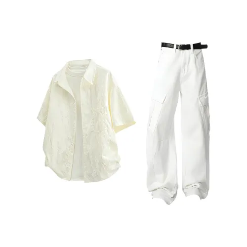 EDRPIUS Повседневная рубашка Matching комплект унисекс