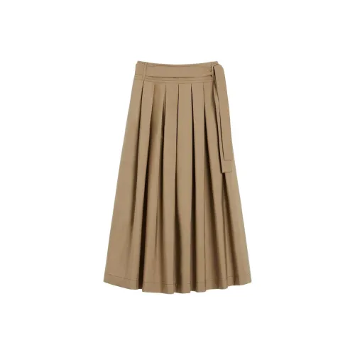 WEEKEND MaxMara Песочный Женская Повседневная Длинная Юбка