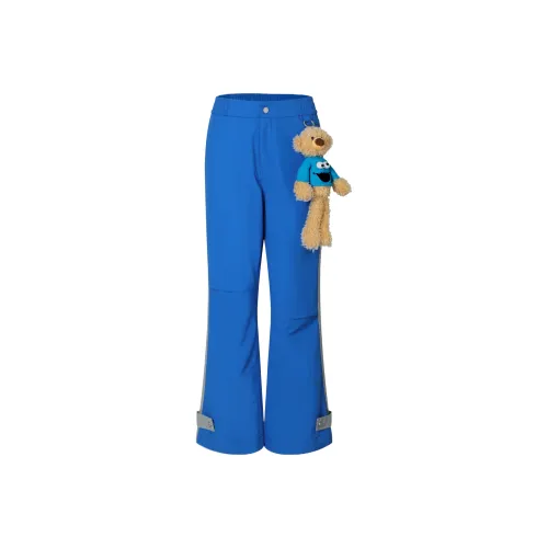 13 DEMARZO Синие унисекс лыжные брюки