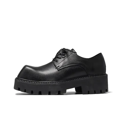 Lanza Повседневные кожаные туфли Low Top Черные Мужские