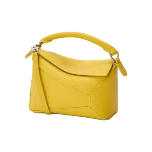 LOEWE Пазл Коровья кожа Сумка Мини Женские Одуванчик