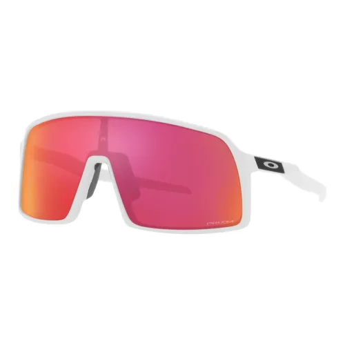 Oakley Пластик Нерегулярная форма Солнцезащитные очки Мужской Белый