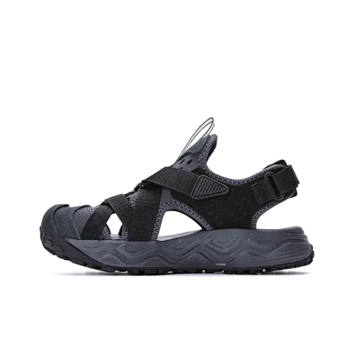 Under Armour Дышащие Сандалии для Детей Увеличение Высоты Черные Подростки