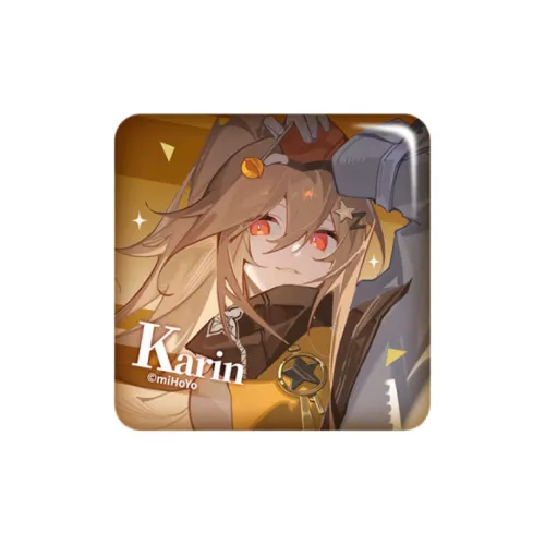 MIHOYO Honkai Киан Каслана Калина Орос LANA Тия Honkai ACADEMY Character Collection Квадрат Значки