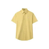 [Дышащий Удобный] Linen Yellow (Ослепительный цвет Медвежонок Логотип на груди)