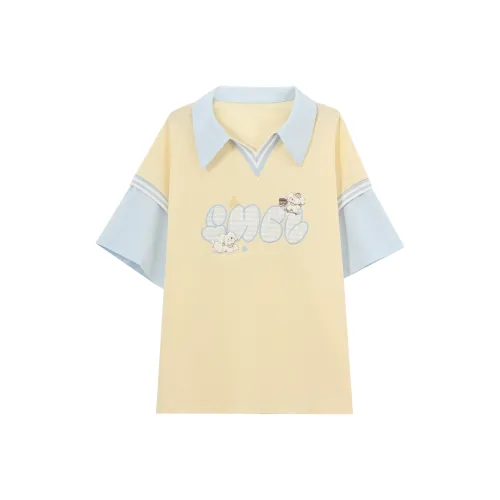 Snbl Абрикос Женские Т-рубашки