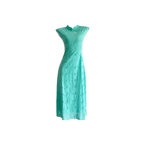 TIBINB Короткий рукав Платье Женское