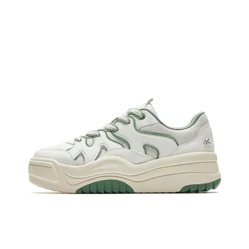 ANTA Волна Скейтборд Кроссовки Низкие Уроженный Жасмин Зеленый Женские