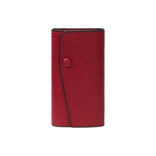 Valextra Коровья кожа Key Pouch Женские Красный