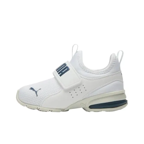 PUMA Axelion Аbrasion Resistant Низкий Топ Детские Лайфстайл Обувь Белый Подростки