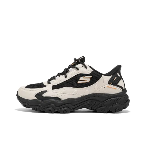 Skechers Устойчивая к истиранию Обувь для альпинизма с низким верхом Мужская Черная