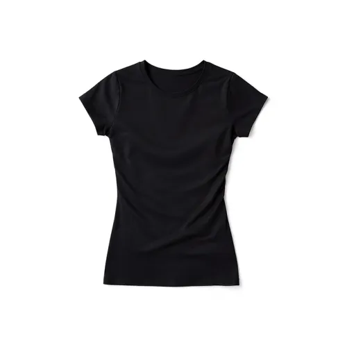 SLIGHT VOGUE Глубокий черный Унисекс Футболка