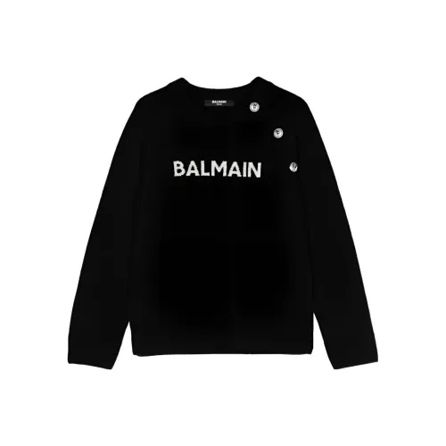 BALMAIN Черный Kids Свитеры
