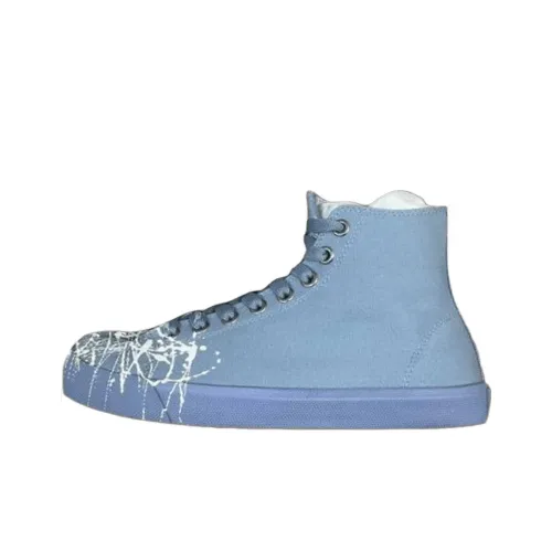 Maison Margiela Tabi MID Топ Кеды Женские Синий