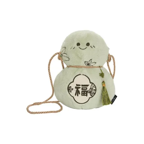 Британский музей Плюшевая сумка через плечо Стандартная Унисекс Зеленая