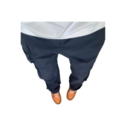 GANGZAI Blue Unisex Cargo Pants GANGZAI Синий Унисекс Карго Брюки