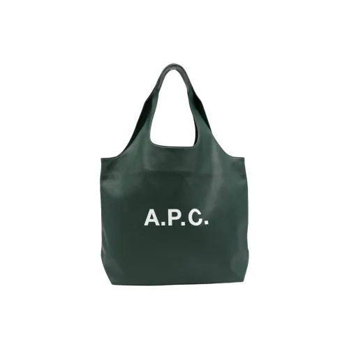 A.P.C Ninon Полиуретан с Полиэстер Тоут Сумка Сумка для покупок Сумка на плечо Стандартная Женская Зеленая