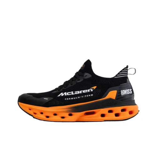 KSWISS IMPULSE TUBES Низкий Топ Кроссовки для тренировок Мужские Черные и Оранжевые