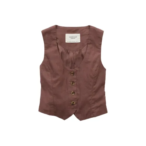 AMERICAN EAGLE Красно-коричневый Женские Жилеты